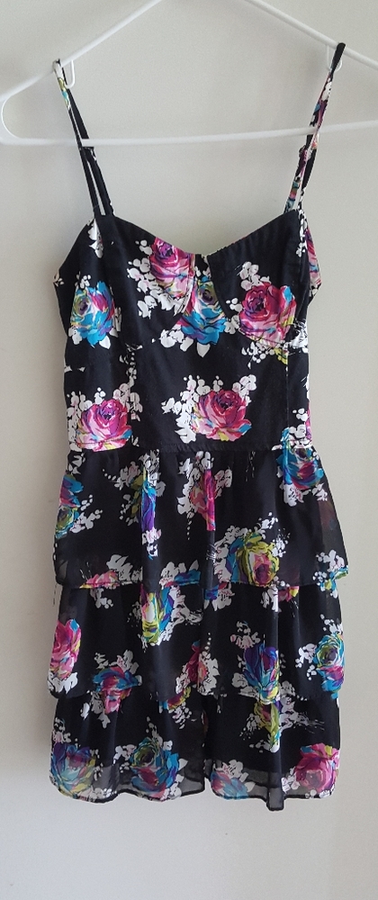 Black Floral Dress